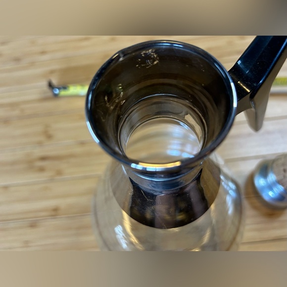 Vintage Mid Century MCM Atomic Inland Glass Coffee Carafe  1958 - Picture 8 of 12